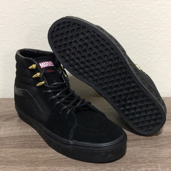 black panther vans size 8